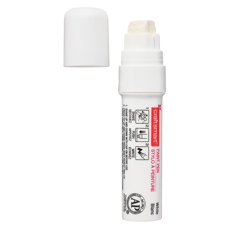 9 Pack: White Wide Line Paint Pen by Craft Smart®