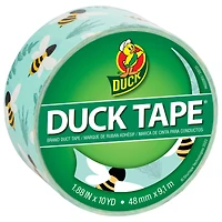Duck Tape® Blue Botanical Bees Duct Tape