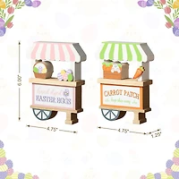 Glitzhome® 6" Easter Wooden Booths Table Décor Set