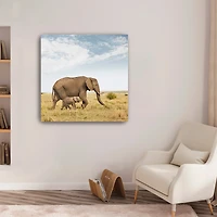 By Mom'S Side Canvas Giclee