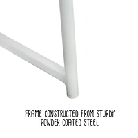 Honey Can Do White Home Office Computer Desk