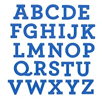 Blue Moon Studio™ UV Resin Craft Alphabet Flat Mold