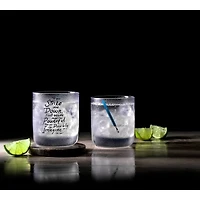 JoyJolt® Star Wars™ 10oz. New Hope Obi-Wan Kenobi Blue Lightsaber Short Drinking Glass, 2ct.