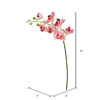 Real Touch™ Pink Moth Orchid Stem