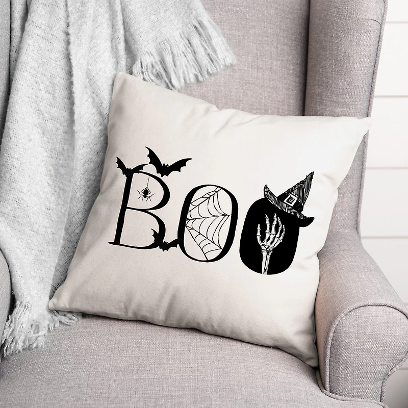 Boo Throw Pillow