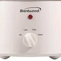 Brentwood 1.5qt. White Slow Cooker