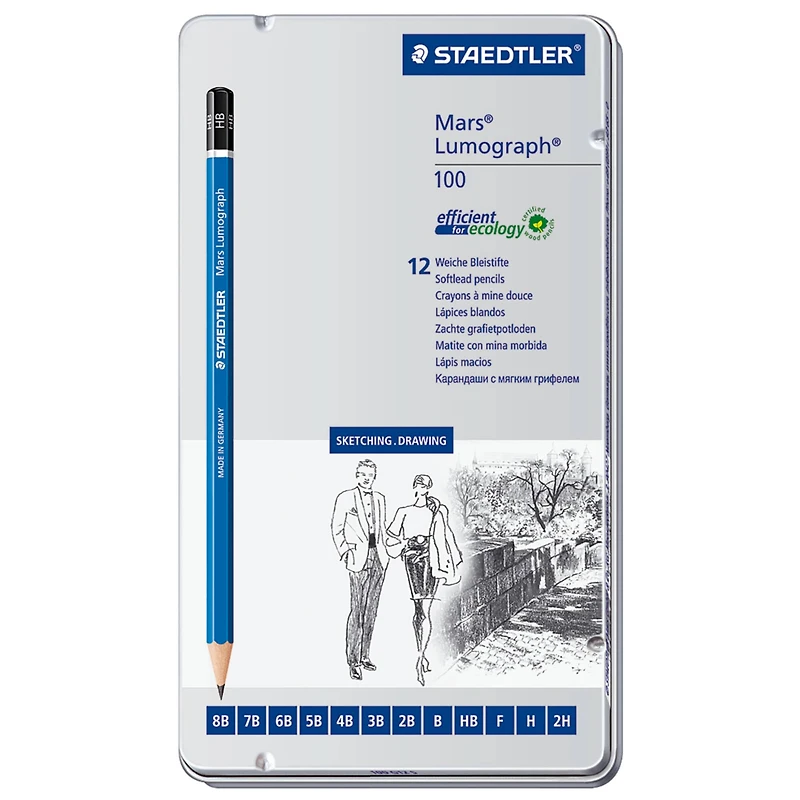 Staedtler® Lumograph® Soft Degrees Pencil Set