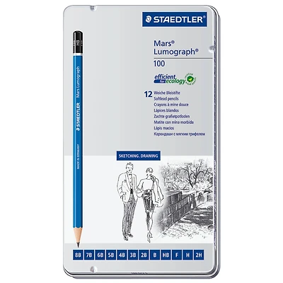 Staedtler® Lumograph® Soft Degrees Pencil Set