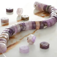 Purple Amethyst Heishi Beads by Bead Landing