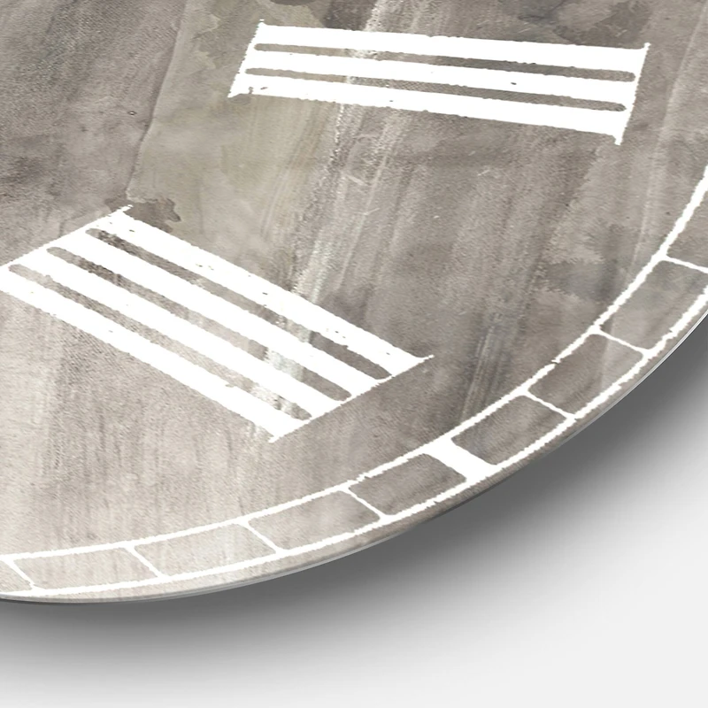 Designart 'Farmhouse Horse Farmhouse Wall Clock