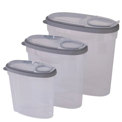 Kitchen Details Cereal Containers, 3ct.