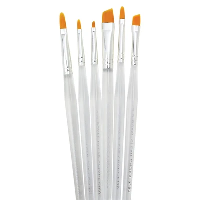 Royal & Langnickel® Clear Choice 6 Piece Brush Set, Filberts & Angulars