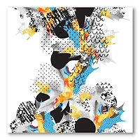 Designart - Minimal Fluid Shapes In Bauhaus Memphis Style