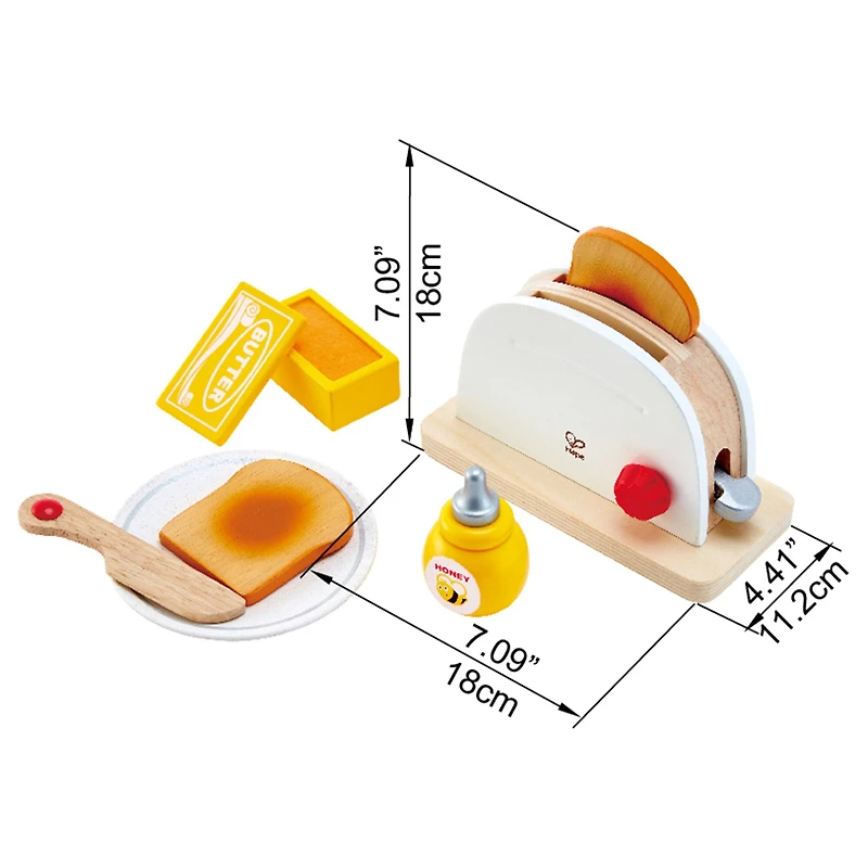 Hape Pop-Up Toaster Kitchen Playset