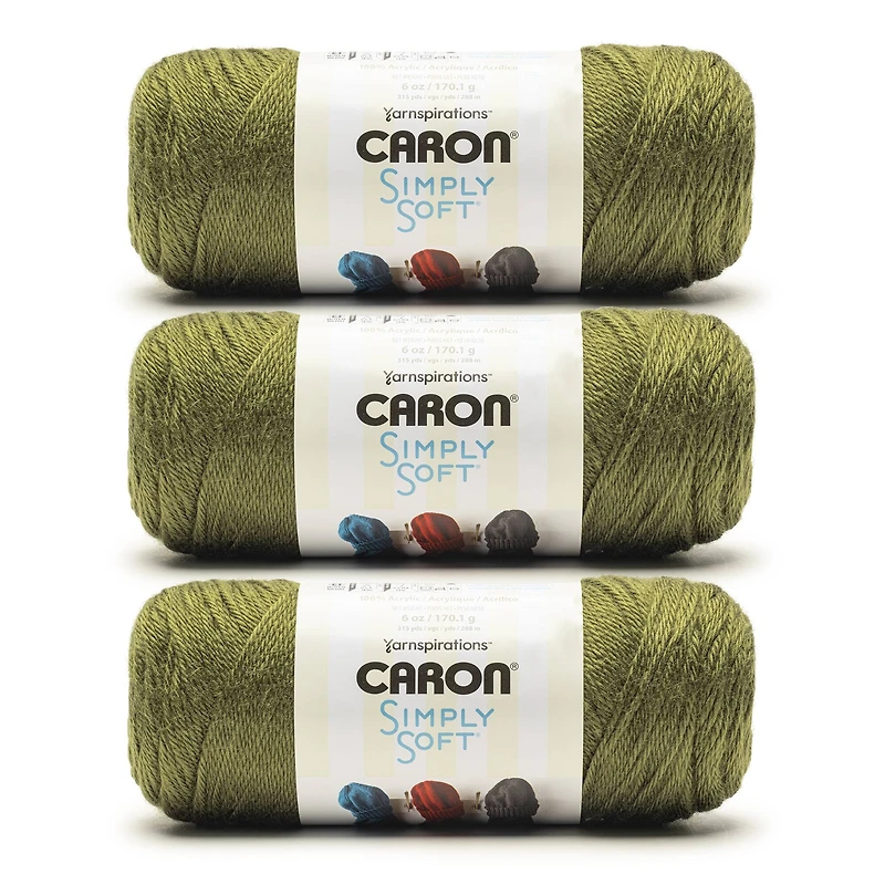 3 Pack Caron® Simply Soft™ Yarn