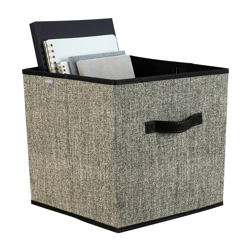 Simplify Black Collapsible Storage Cube
