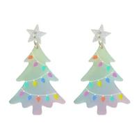 Acrylic Christmas Tree Earrings by Celebrate It™