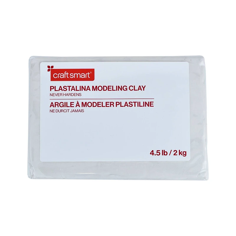 4.5lb. White Plastalina Modeling Clay by Craft Smart®