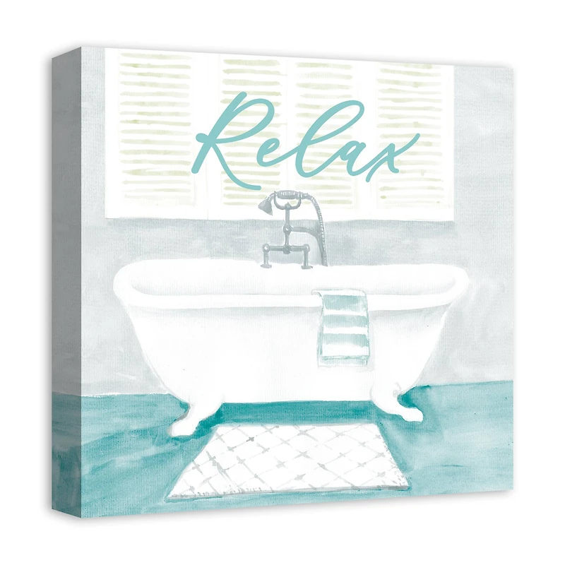 Relax 16" x 16" Canvas Wall Art