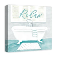 Relax 16" x 16" Canvas Wall Art