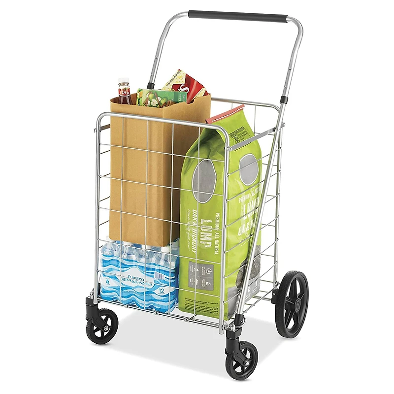 Whitmor Silver Adjustable Utility Cart