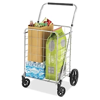 Whitmor Silver Adjustable Utility Cart