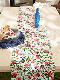 DII® Garden Floral Print Outdoor Table Runner