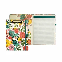 Steel Mill & Co.® Garden Blooms Cream Clipboard Folio