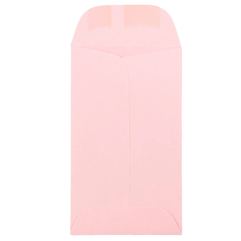 JAM Paper 2.5" x 4.25" Baby Pink Pastel Coin Business Envelopes, 50ct.