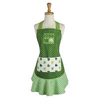 DII® Kiss Me St Patty's Day Ruffle Apron