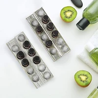 NEX™ Whitewash Essential Oils Storage Rack for 5, 10, 15, and 20mL Bottles, 2ct.