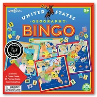 eeBoo United States Geography Bingo Game
