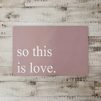 So This Is Love 18" x 27" Floor Mat