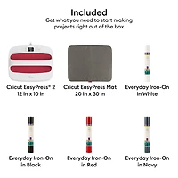 Cricut EasyPress® 2 12" x 10" Starter Kit