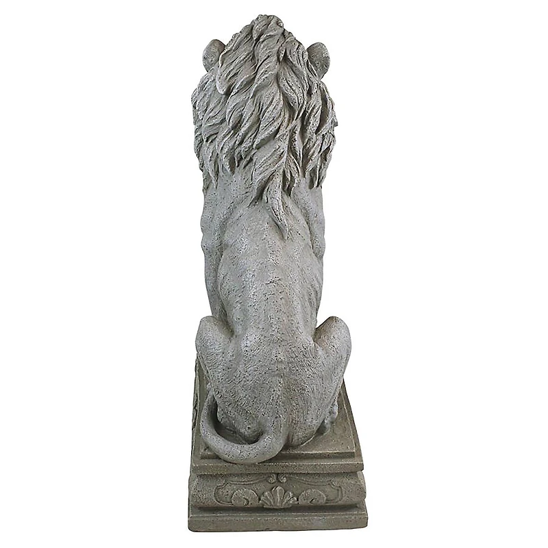 Design Toscano 30" Fouquet Royal Palace Sentinel Lion Statue