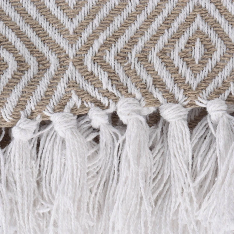 DII® Stone X-Diamond Geometric Throw