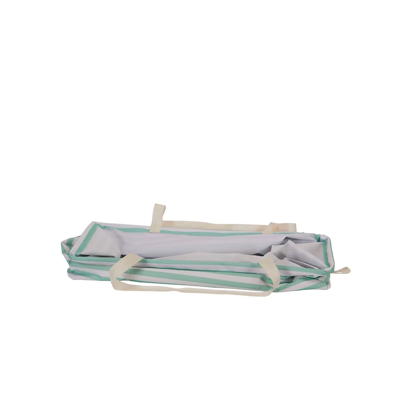 Household Essentials Krush® Teal Stripe Canvas Tote