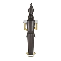 40" Gold Nutcracker Standing Metal Sculpturee