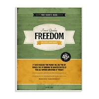 Stupell Industries Finest Quality Freedom Wall Art
