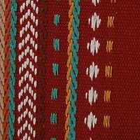DII® Red Chipotle Hacienda Stripe Kitchen Textiles Set, 6ct.
