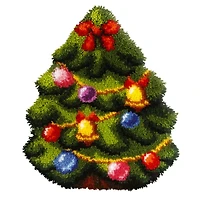 Orchidea Latch Hook Cushion Kit Christmas Tree