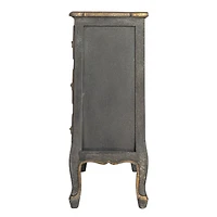 Hello Honey® Distressed Black Wood Dresser Cabinet