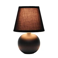 Creekwood Home Nauru 8.5" Ceramic Orb Base Table Lamp
