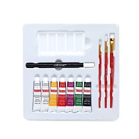 11" x 11" Christmas Dog Canvas Painting Kit by Artist's Loft™