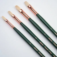 Silver Brush Limited Grand Prix® 4 Piece Long Filberts Brush Set