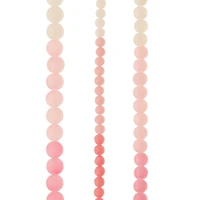 12 Pack: Pink Ombre Glass Round Beads by Bead Landing™