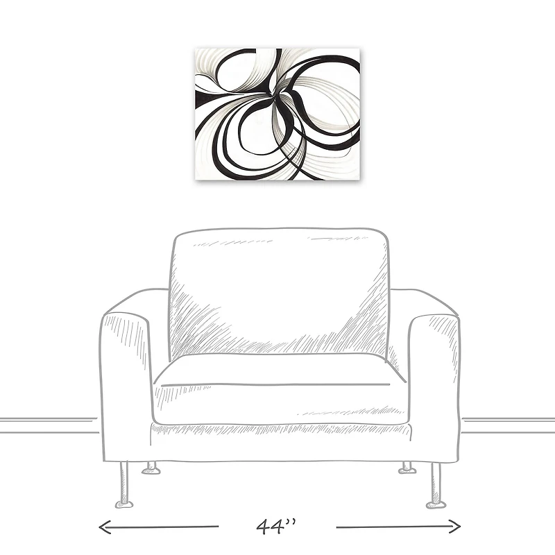 Abstract Circles 20" x 16" Canvas Wall Art