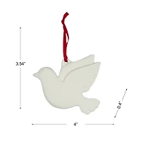 4" DIY Ceramic Dove Ornament by Make Market®