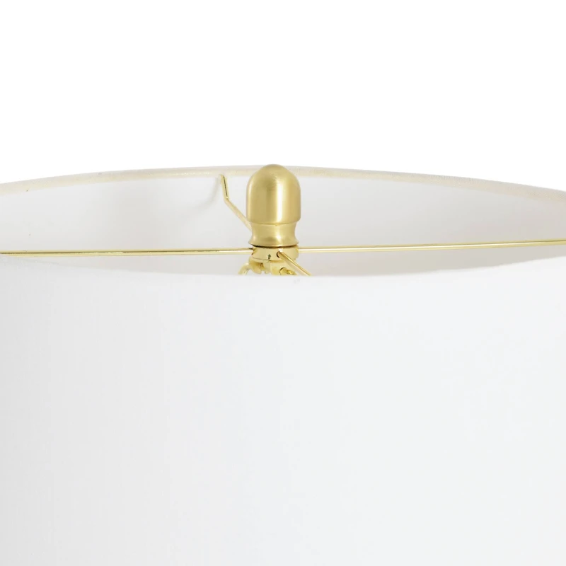 Hello Honey® Mid-Century Modern Tripod Wood Floor Lamp with Linen Shade