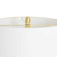 Hello Honey® Mid-Century Modern Tripod Wood Floor Lamp with Linen Shade